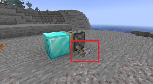 బ్లాక్స్ పక్కన లివర్